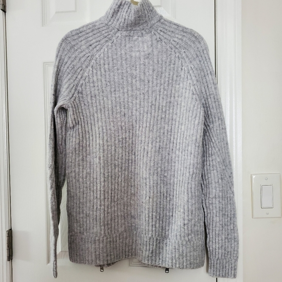 NWT A&F Turtleneck Sweater with Side Zipper - Picture 2 of 11